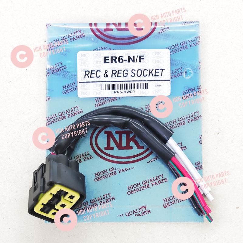 RECTIFIER & REGULATOR SOCKET KAWASAKI ER6N/F/ VERSYS/ Z250/250SL