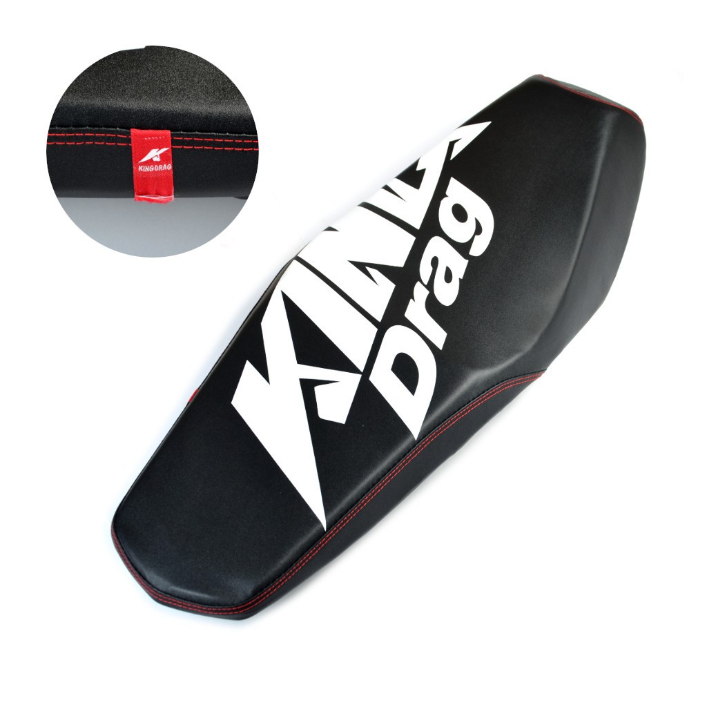 BIG LOGO KING DRAG RACING SEAT ASSY LC135 V2/V3/V4/V5/V6 & Y15ZR