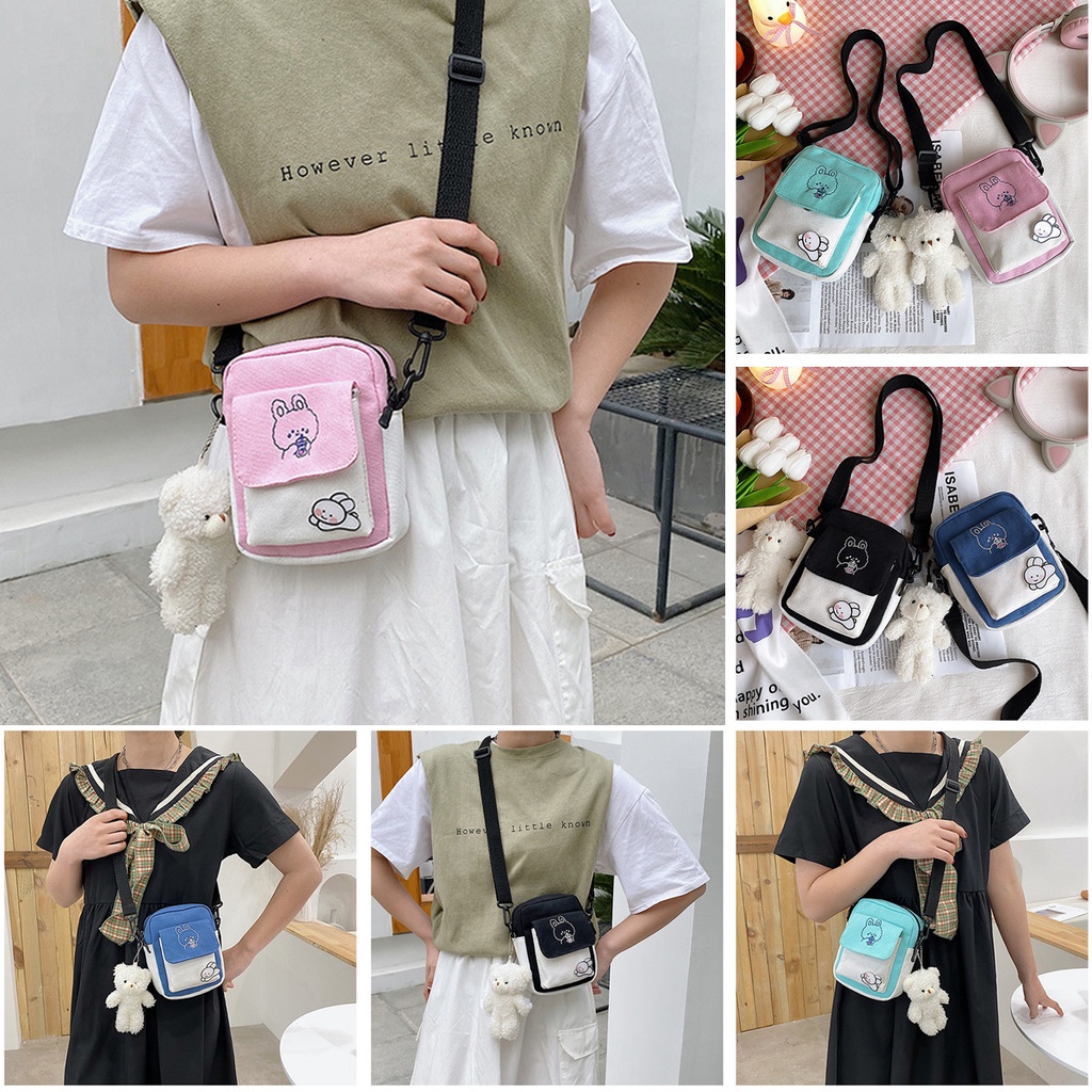 Fashion girl cute sling bag women Korean style printed handbag women