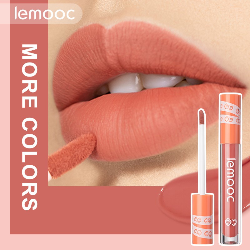 Makeup Lips LEMOOC Makeup Velvet Lipstick Matte Liquid Lipstick