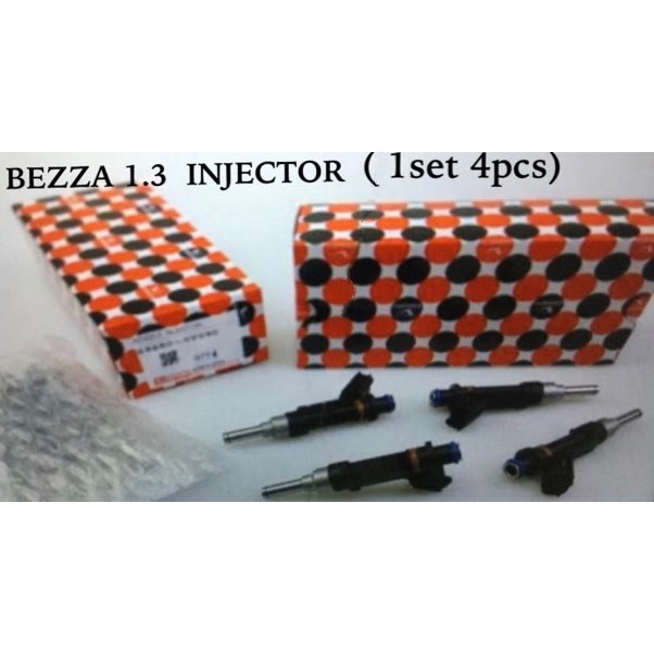 ORIGINAL Perodua BEZZA FUEL INJECTOR (NEW) 1.3CC 4PEICES SET