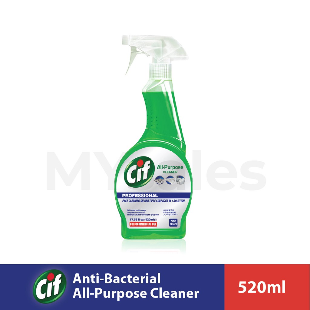1 CTN Cif Professional AllPurpose Cleaner Spray 520ml (12bottle/ctn