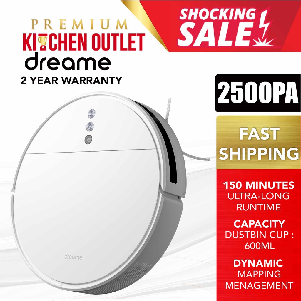 Dreame F9 Robot Vacuum Cleaner 150 Mins Run Time Vacuum And Mopping