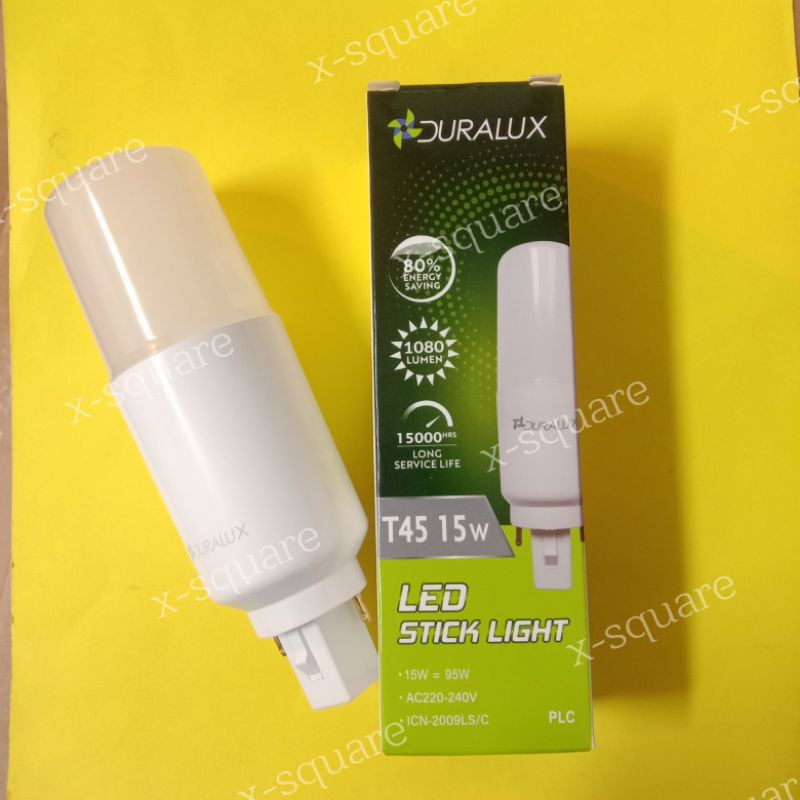 Duralux 15W PLC LED Stick Bulb (DAYLIGHT) Shopee Malaysia