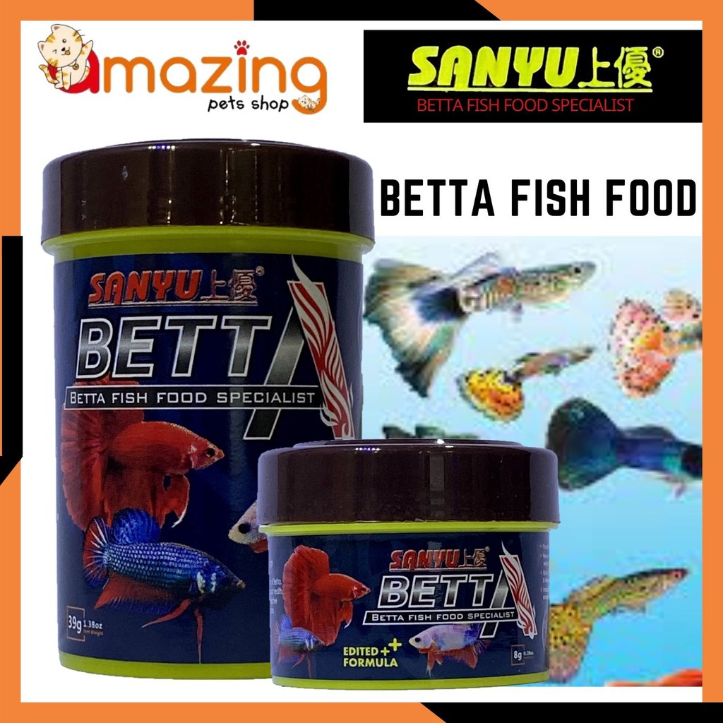 Sanyu Betta Fish Food Floating type Shopee Malaysia