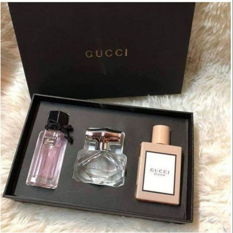 GUCCI MINIATURE PERFIUME COLLECTION SET 3 IN 1 FOR WOMEN Shopee Malaysia