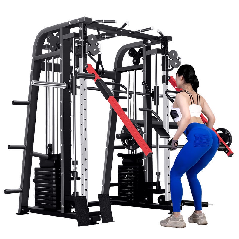 Counter Balanced Smith Machine Gantry Fitness Equipment Set Big Flying