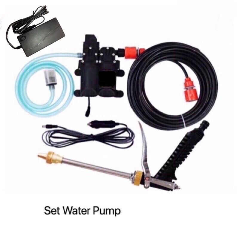 AsTools High Pressure Water Jet Cleaning Car Wash Pump 12V/240V Double