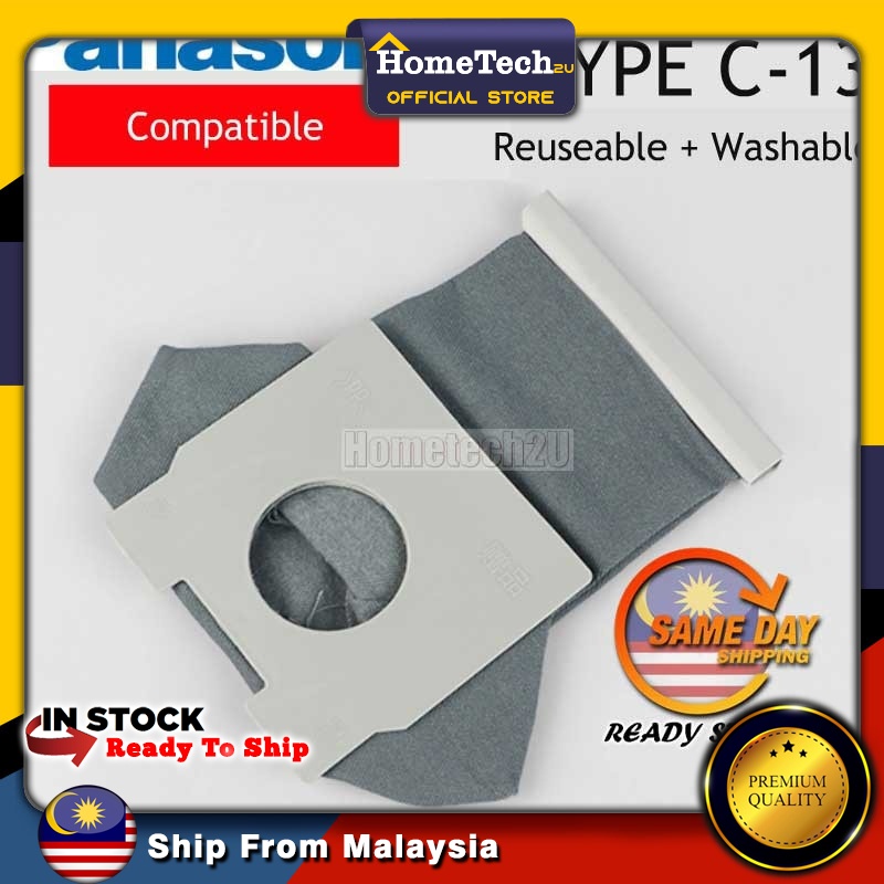 panasonic vacuum cleaner dust bag c13 Cotton Reusable and Washable