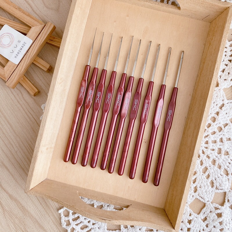 Ready stock SKC Lace Crochet Hook Fine Crochet Micro Crochet Lace Yarn