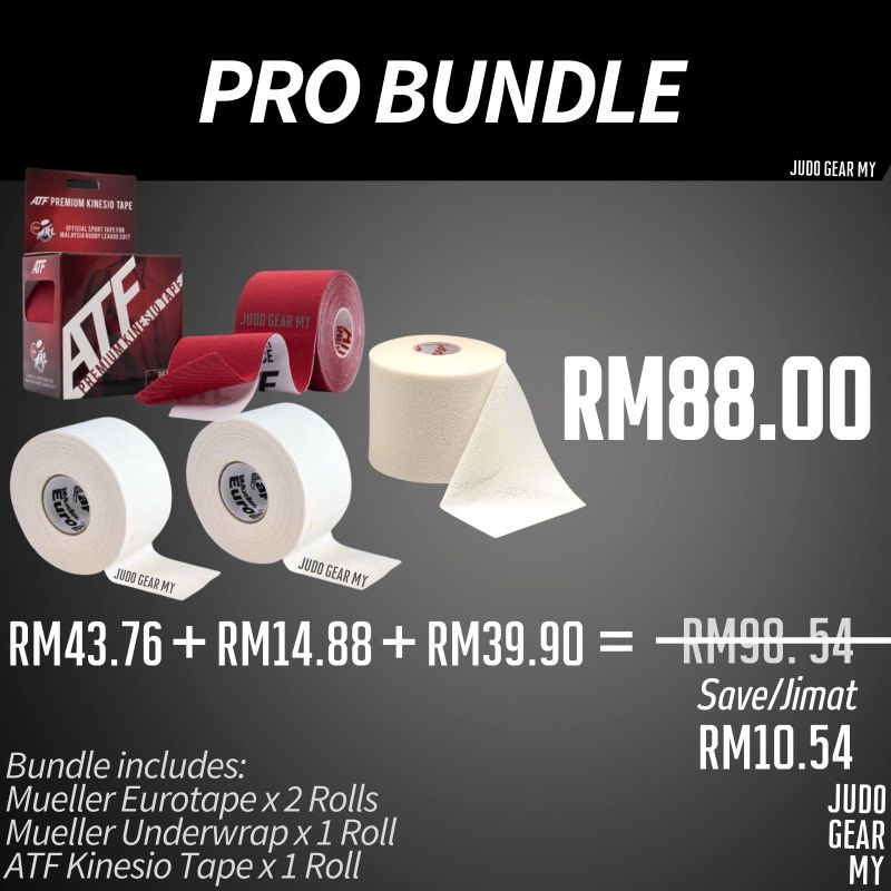 MUELLER ATF SPORT Taping Bundle CORE ADVANCED PRO Strapping Tape Underwrap Kinesio Tape