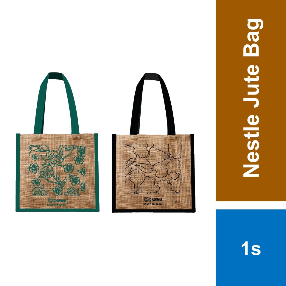 [Gift Redemption] Nestle Jute Bag Random design Shopee Malaysia