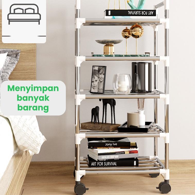 PERALATAN Dejavu Kitchen Pot Storage Rack Multifunctional Frying Pan