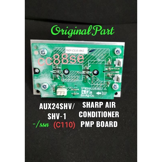 SHARP AIR CONDITIONER CONTROL BOARD UNIT MAIN BOARD PCB AUX24SHV AU