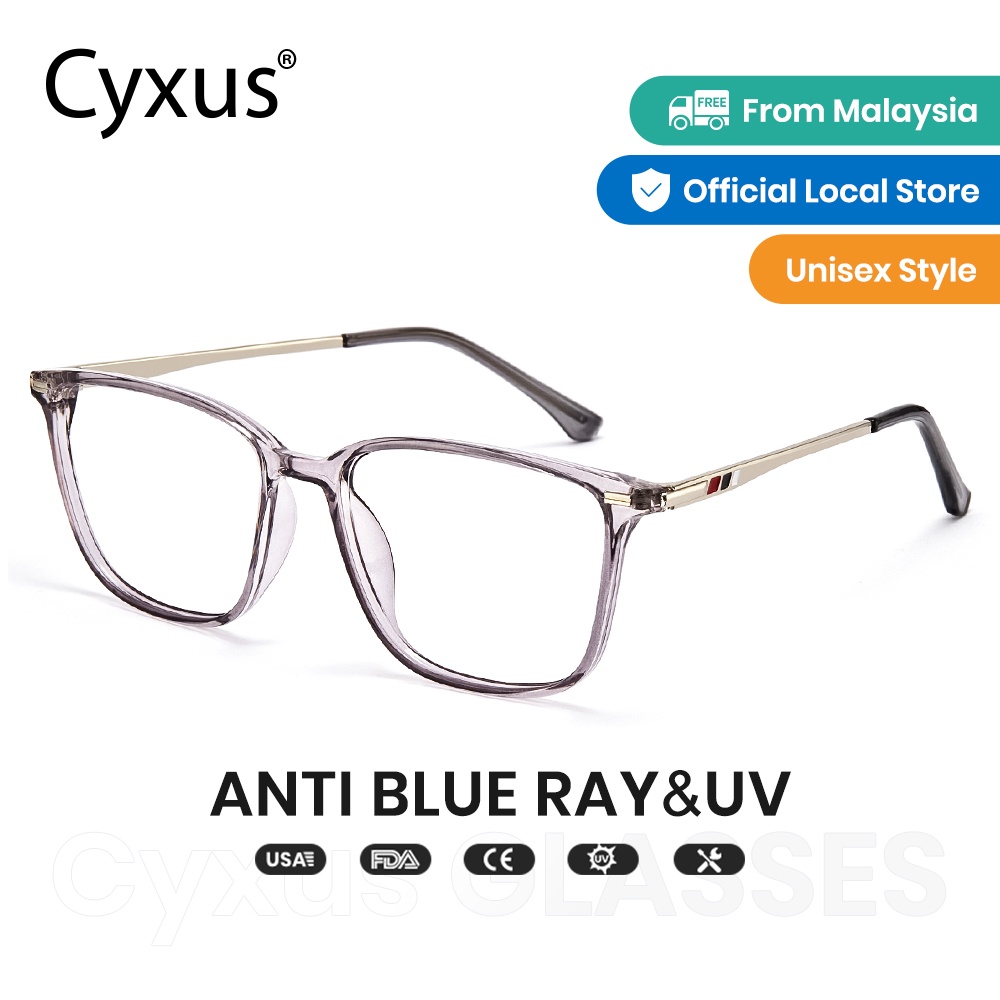 [LOCAL SELLER]Cyxus Anti Blue Light Glasses for Women/Men Fashion