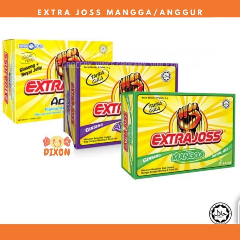 Extra Joss Energy Drink Active Minuman Tenaga Extra Joss Shopee
