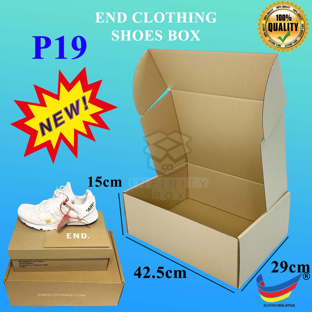 SHOES BOX END CLOTHING BOX SAME SIZE Shopee Malaysia