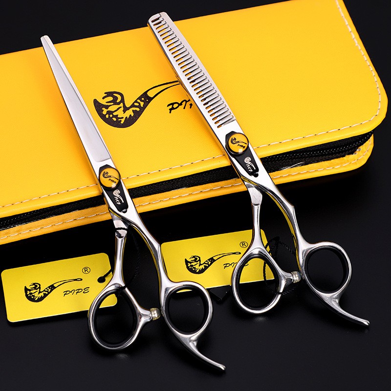 Original pipe scissors, barber scissors, Hair Salon Scissors, high