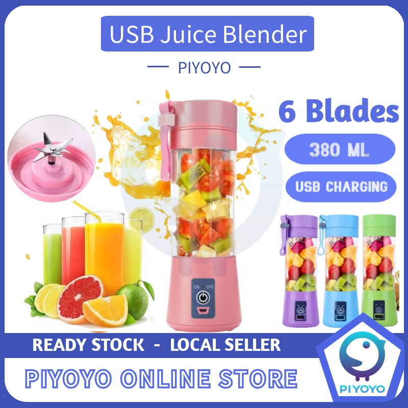 💥Ready Stock💥Portable Fruit Juice Blender Mixer Cup Bottle 380ml