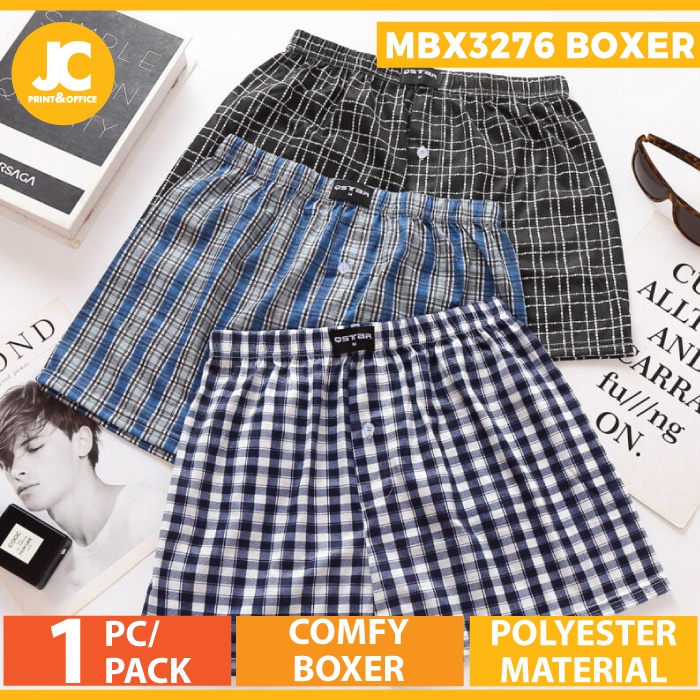 JCP x QSTAR Men Boxer Short Breathable Cool Loose Fit Underwear Brief