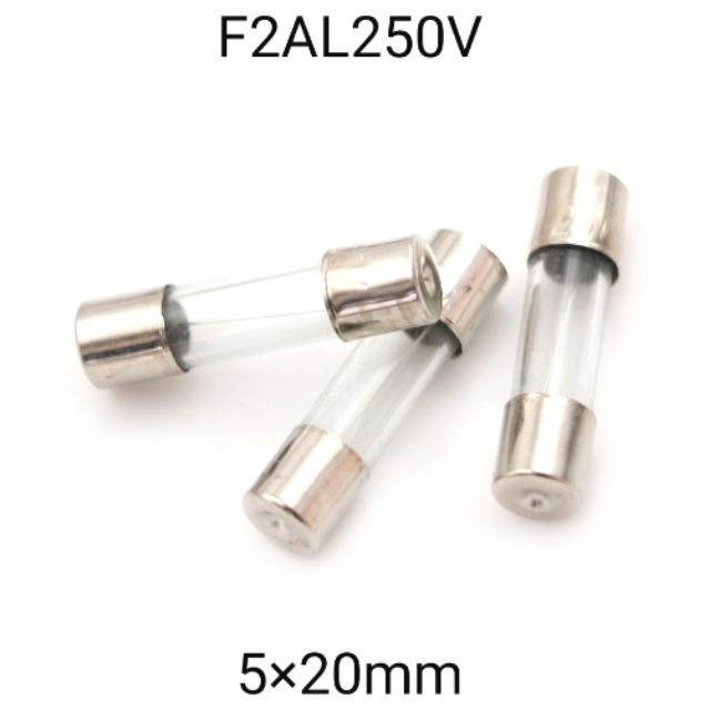 10 PCS FUSES 2A 250V FUSE 5×20MM F2AL250V GLASS TUBE Shopee Malaysia