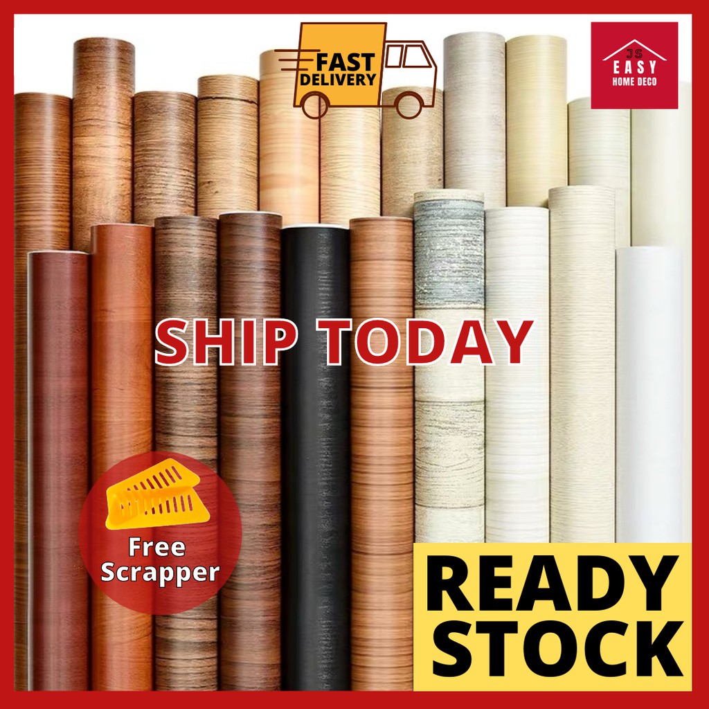 Wood Series Waterproof sticker Wallpaper Sticker Wall Stickers