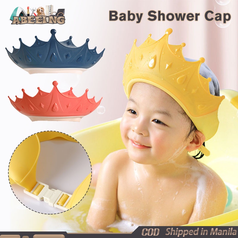 Shower Cap for Kids Baby Shower Cap Shield Visor Hat for Eye and Ear
