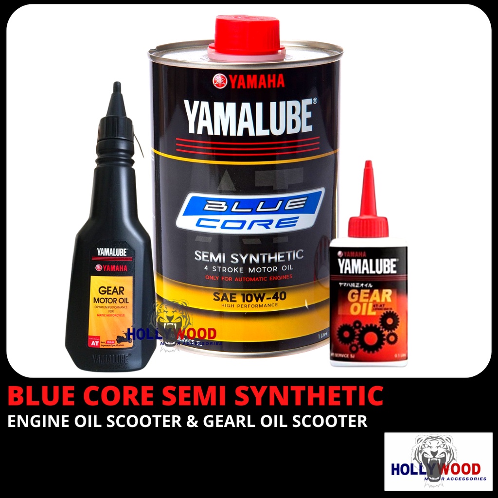YAMALUBE BLUE CORE SCOOTER 4T SEMI SYNTHETIC ENGINE OIL & GEAR OIL FOR NOUVO EGO GEAR SOLARIZ