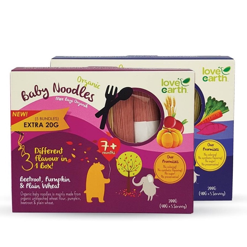 Love Earth Organic Baby Noodles (200g) Shopee Malaysia