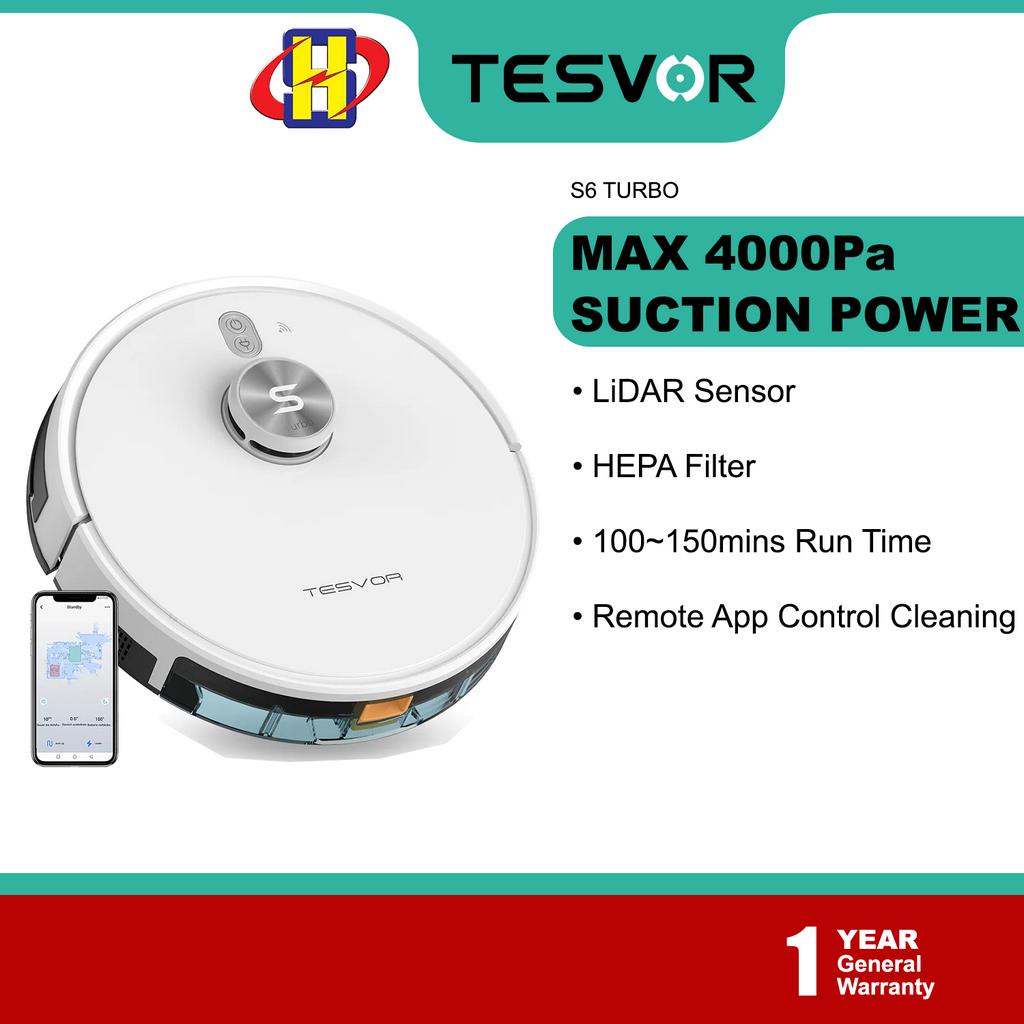 Tesvor Robot Vacuum Cleaner (4kPa) 2In1 Vacuum Mopping App Connect