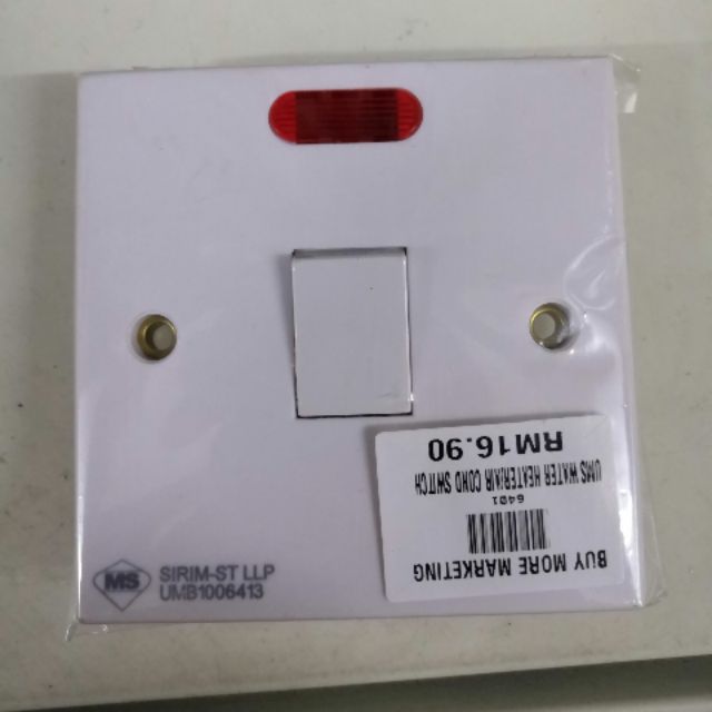 Heater switch/air cond switch brandUMS/sirim Shopee Malaysia