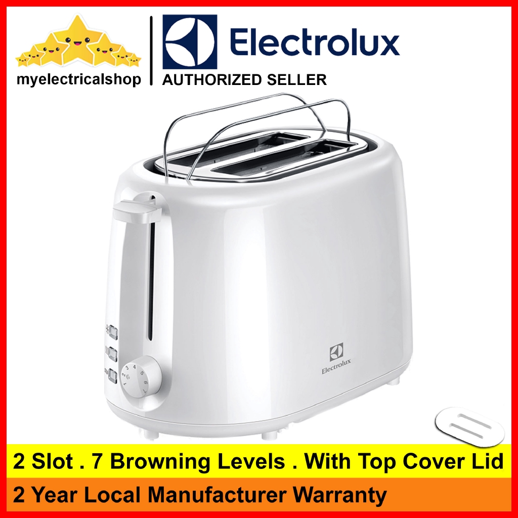 Electrolux ETS1303W Bread Toaster ( 2 Slots ) Bun Warmer ( Comes With
