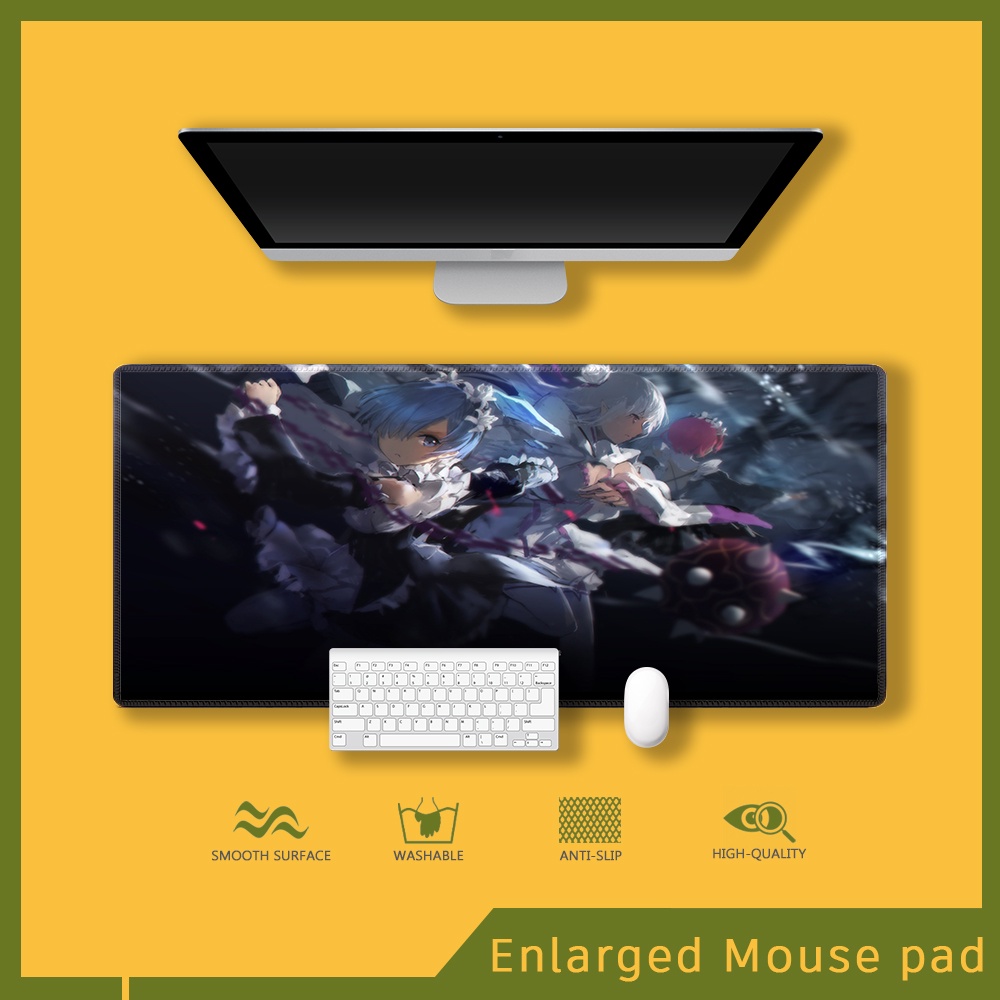 ReLife in a different world from zero Gaming Mouse Pad Rem Ram Emilia