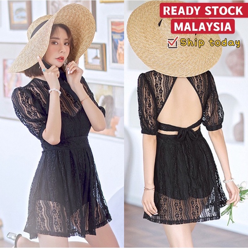 Malaysia bikini swimsuit swimwear BAJU RENANG DRESS LACE DESIGN BIKINI