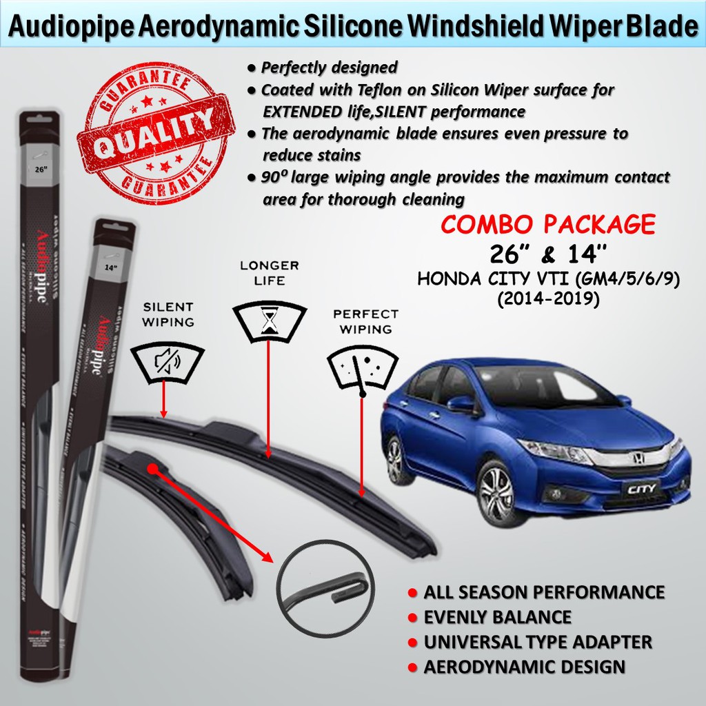 Honda Airwave Autobacs Seven Japan Teflon Flex Aerodynamic Wiper Blade