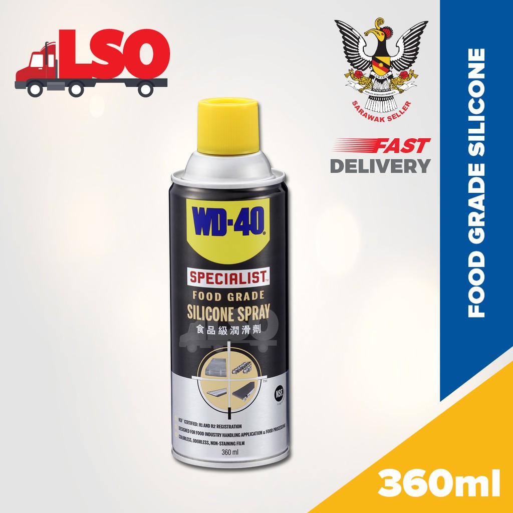WD40 Specialist Food Grade Silicone Spray 360ml WD40 Shopee Malaysia