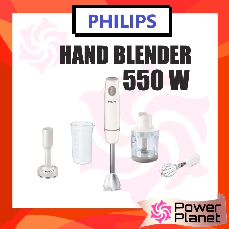 Philips HR1608 Daily Collection Hand Blender Mixer 550W with ProMix