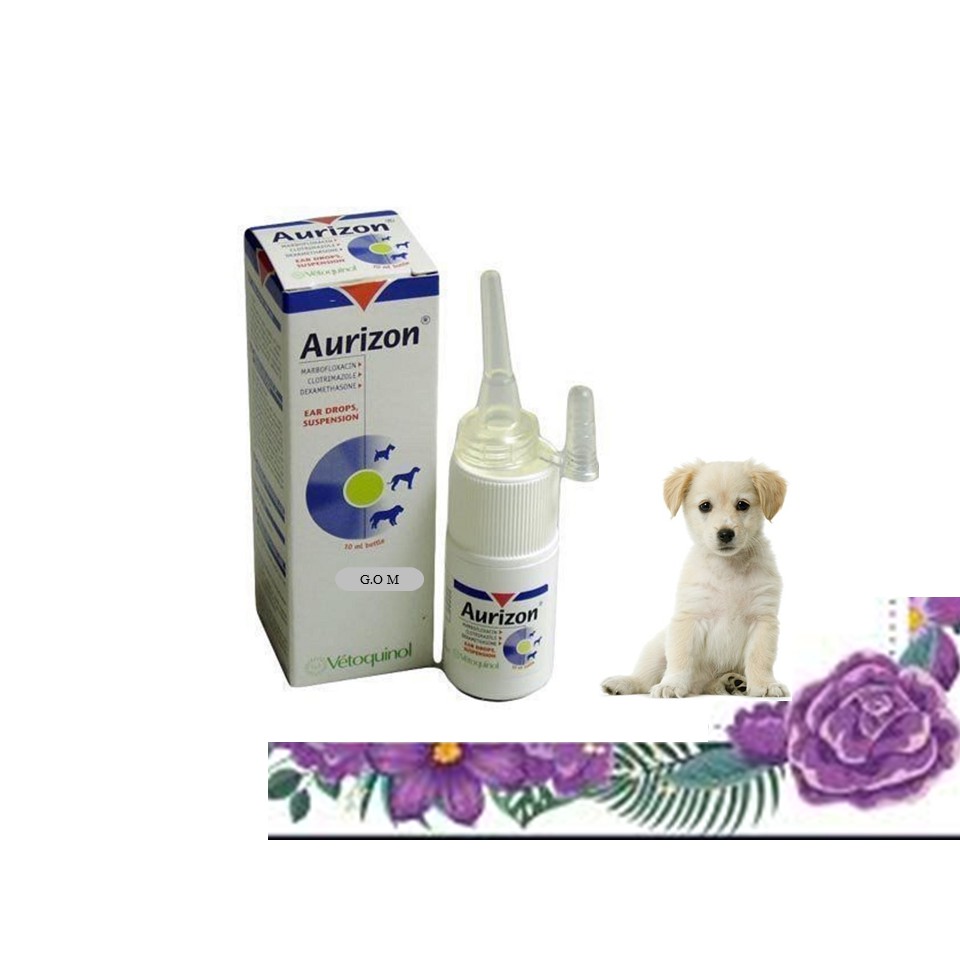 Aurizon Ear Drops for pet 10 ML (exp date 02/2025) Bacterial