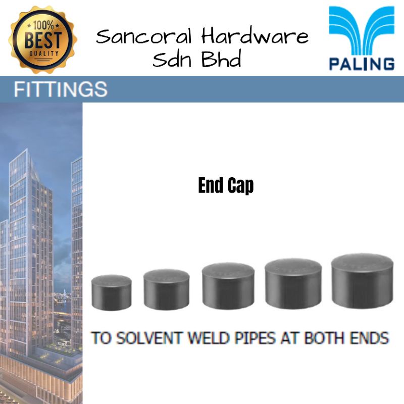 PVC END CAP PVC PIPE END CAP 15MM 20MM 25MM 32MM 40MM Shopee Malaysia