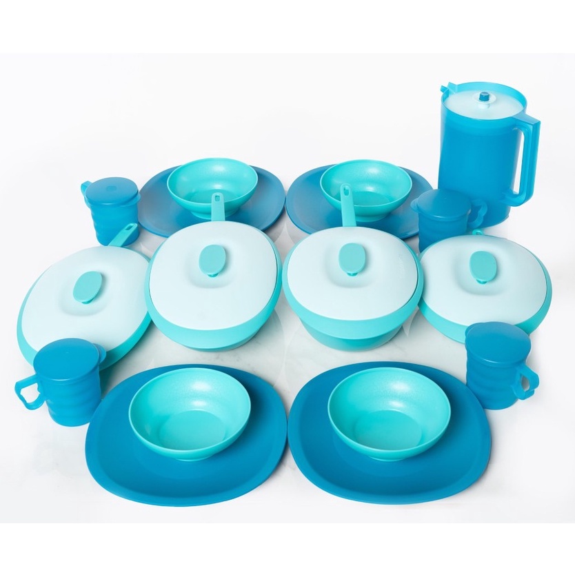 Tupperware ServeBlossom Paradise Serveware Set by Tupperware Brands * MICROWAVEABLE* Shopee