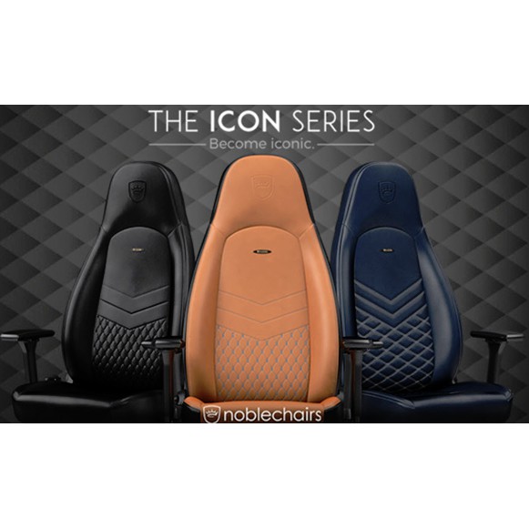 noblechairs ICON Real Leather Gaming Chair [2 COLOR OPTION] [SHORT