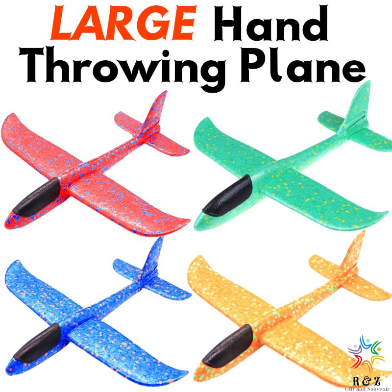 Large Hand Throwing Airplane / Foam Aeroplane Glider / Airplane Toys / Hand Throwing Plane / Big