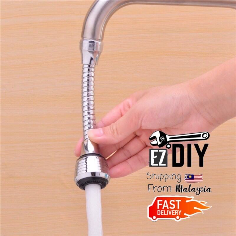 EZDIY Long neck faucet head, long neck shower head, long neck pipe head