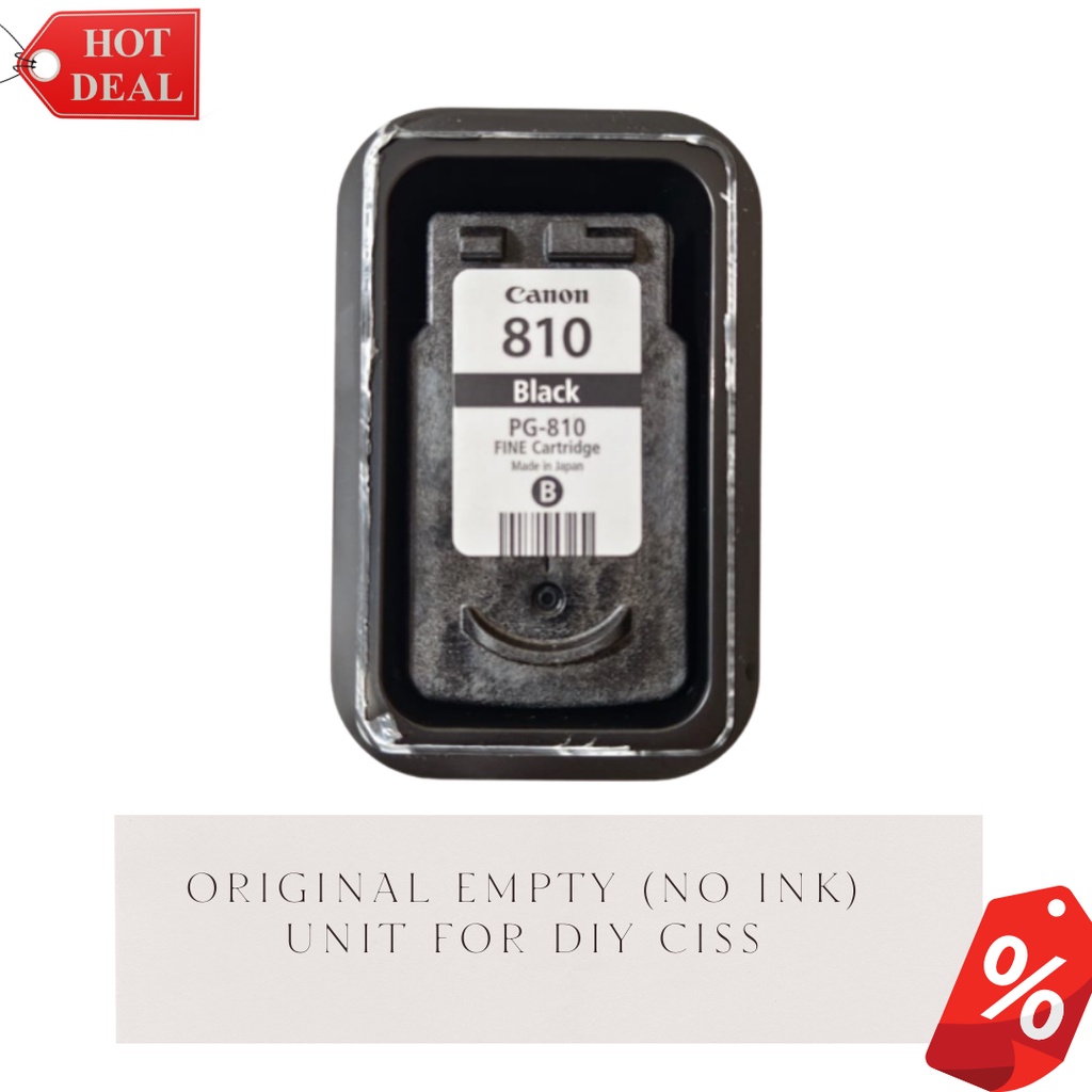 ORIGINAL NO INK CANON 810 / 811 / PG810 CL811 EMPTY CARTRIDGE for