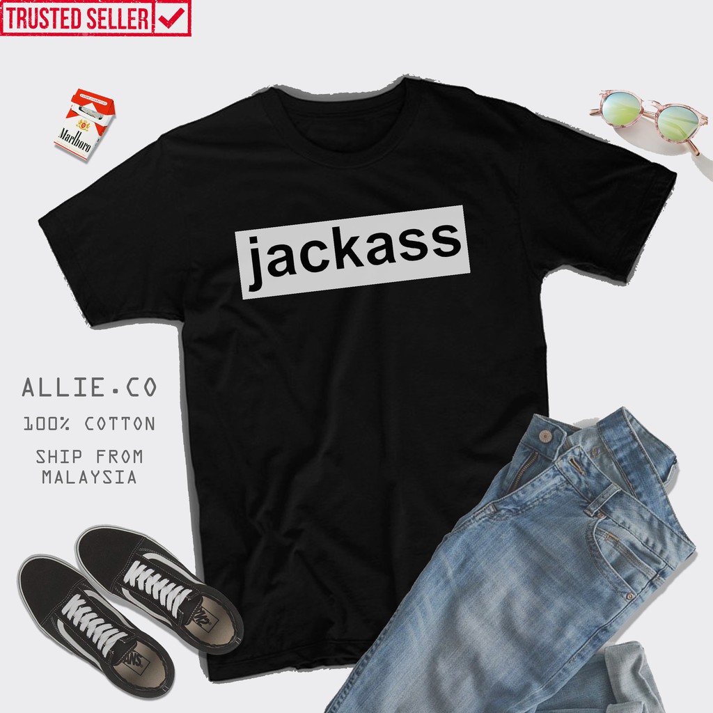 JACKASS TSHIRT MEN/GIRL 100 COTTON MALAYSIA Shopee Malaysia