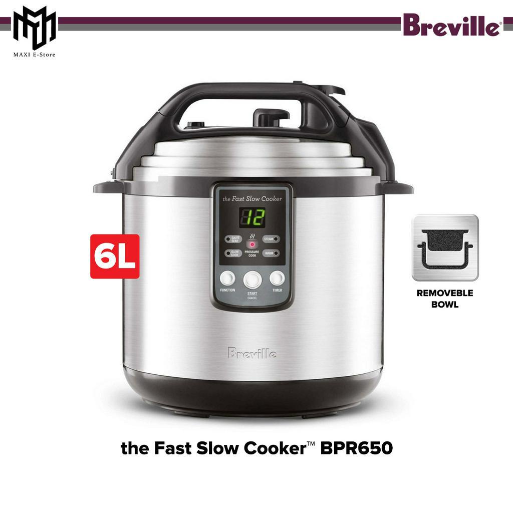 Breville The Fast Slow Pressure Cooker Stainless Steel BPR650BSS