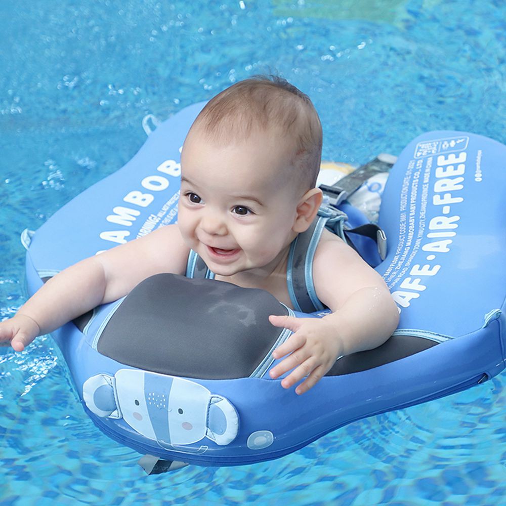 Mambobaby NonInflatable Baby Swim Float For Infant Waist Swimming Ring