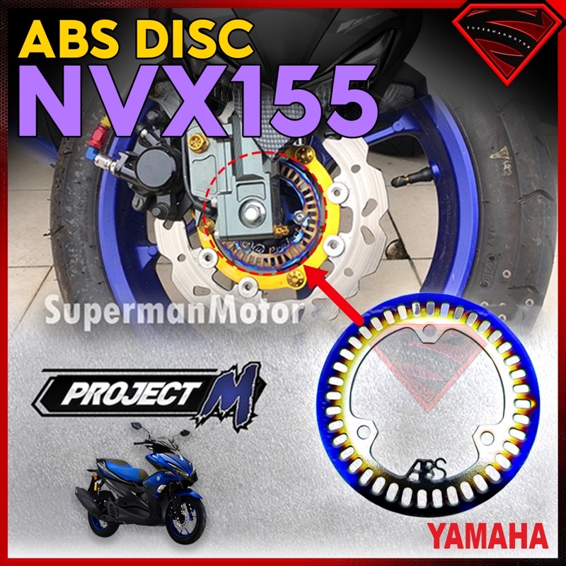 ABS Disc titanium rainbow ProjectM NVX 155/NMAX 155/XMAX/NVX155