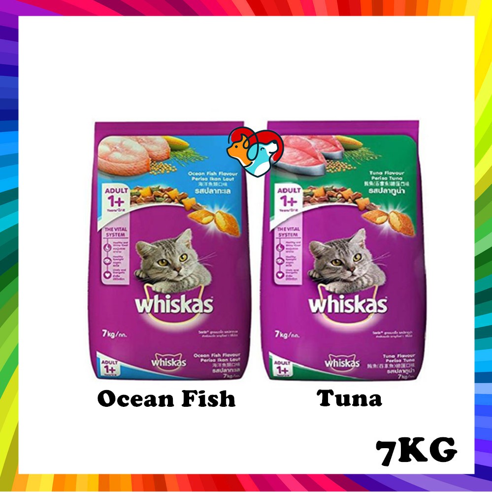 Whiskas Cat Food Tuna Ocean Fish 7KG Shopee Malaysia
