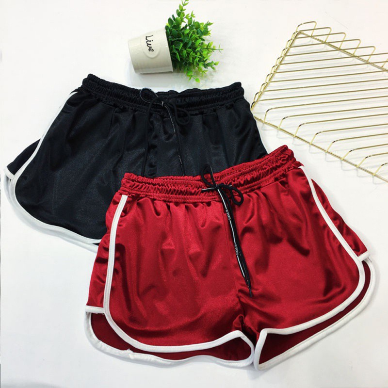 Women Loose Big Size Soft Shorts Sports Running Exercise Shorts